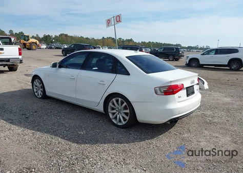 2013 Audi A4 2.0T Premium from USA, damaged, VIN WAUFFAFLXDN006944